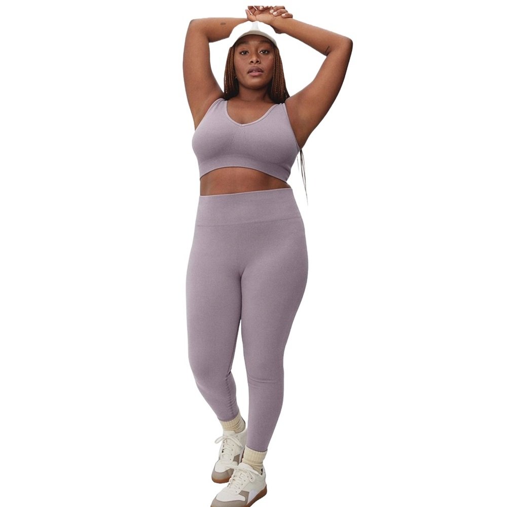 NEW Everlane Seamless Legging XL / XXL Dusty Lavender